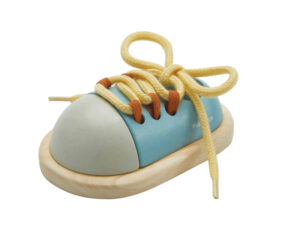 Plantoys Orchard Collectie Houten Schoen met Veters + 3jr