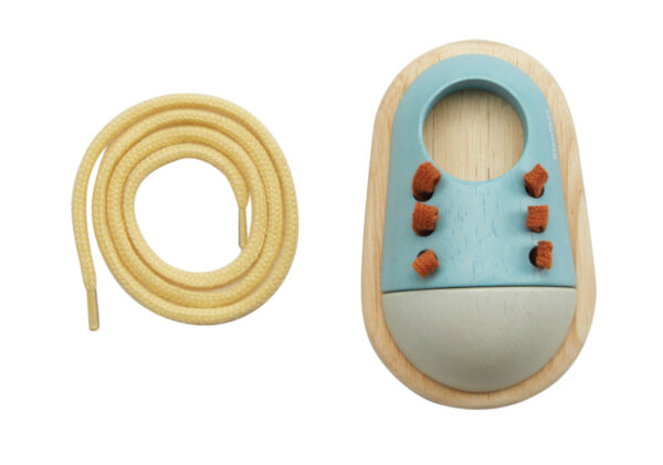 Plantoys Orchard Collectie Houten Schoen met Veters + 3jr