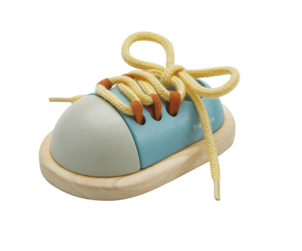 Plantoys Orchard Collectie Houten Schoen met Veters + 3jr