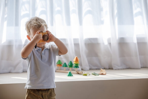 Plantoys Orchard Collectie Houten Camera + 18m