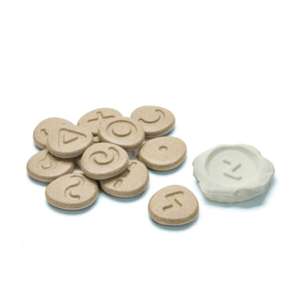 Plantoys Houten Sensory Play Tactical Stones (24-delig) +2jr
