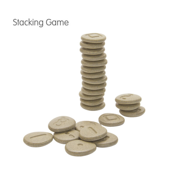 Plantoys Houten Sensory Play Tactical Stones (24-delig) +2jr