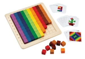 Plantoys Tel Blokjes 100-tal +3j