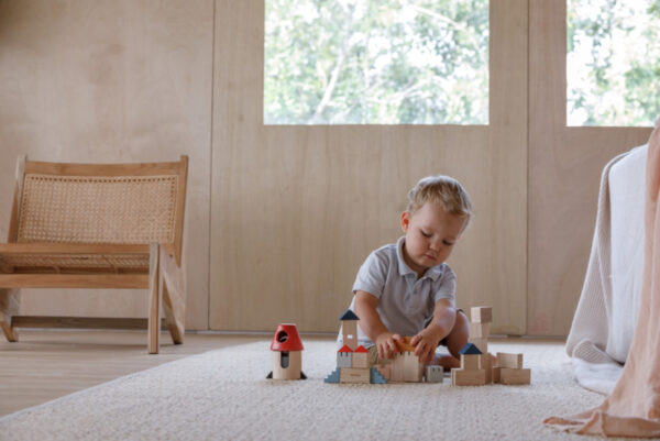 Plantoys Orchard Collectie Houten Creatieve Blokken + 18m