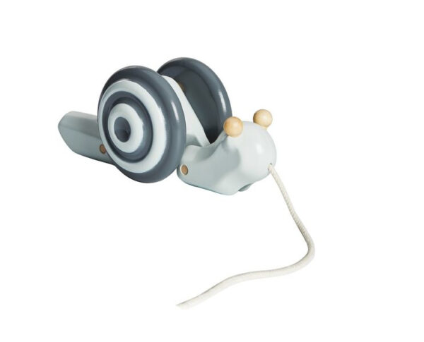 Plantoys Houten Trekspeeltje Slak - Pull-Along Snail (op=op)
