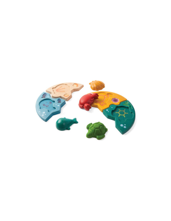Plantoys Houten Puzzel Marine