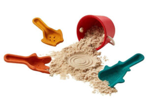 Plantoys Houten Zand Speelset - Set van 4