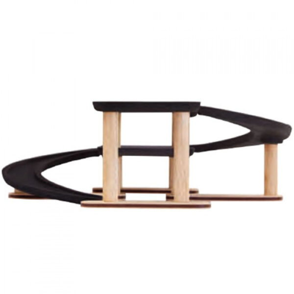 Plantoys Houten Garage Parkeergarage - Zwart