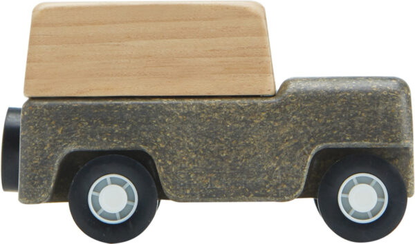 Plantoys Road System Houten Auto Grijs + 3jr