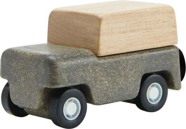 Plantoys Road System Houten Auto Grijs + 3jr
