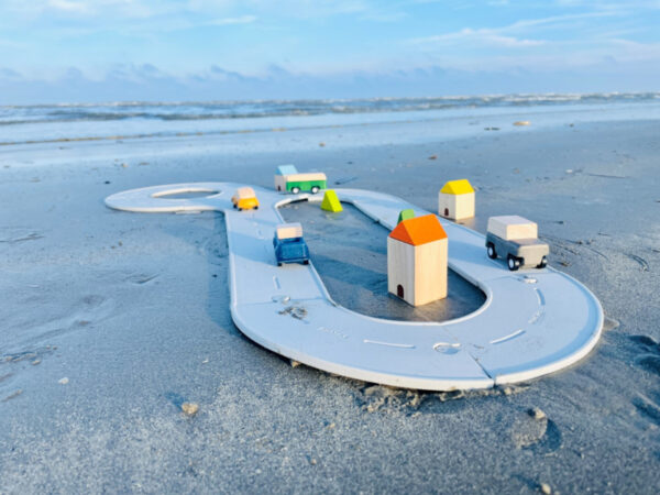 Plantoys Road System Houten Auto Grijs + 3jr