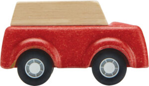 Plantoys Road System Houten Auto Rood + 3jr
