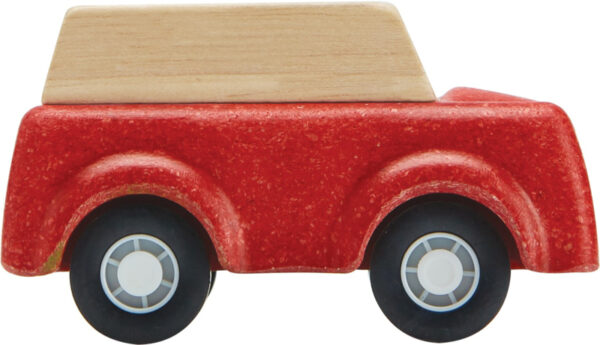 Plantoys Road System Houten Auto Rood + 3jr