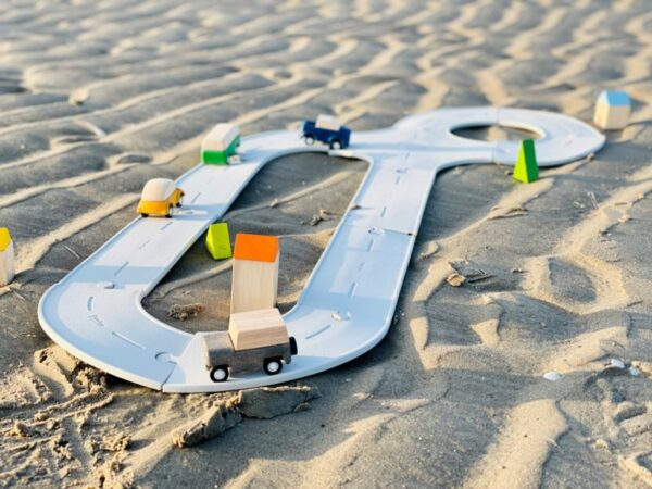 Plantoys Road System Houten Auto's (set van 5) + 3jr