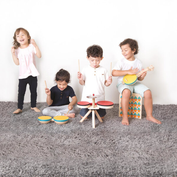 Plantoys Houten Muziekinstrument Musical Band - Rood