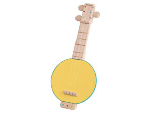 Plantoys Houten Muziekinstrument Banjolele - Geel
