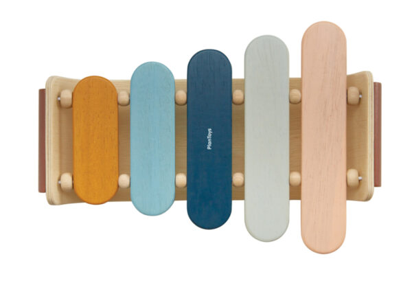 Plantoys Orchard Collectie Houten Ovale Xylofoon + 1jr