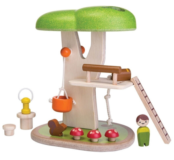 Plantoys Houten Speel Boomhut Set - Tree House