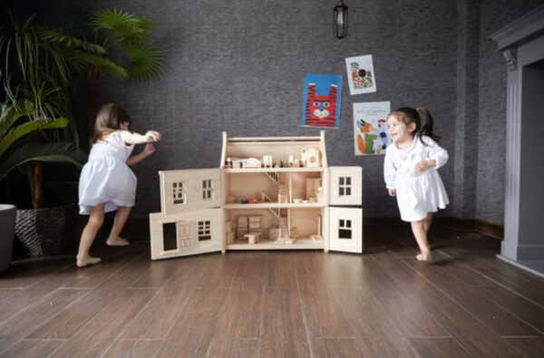 Plantoys Houten Poppenhuis - Victoriaans Poppenhuis