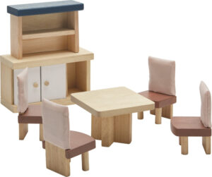 Plantoys Poppenhuis Orchard - Meubelset Eetkamer