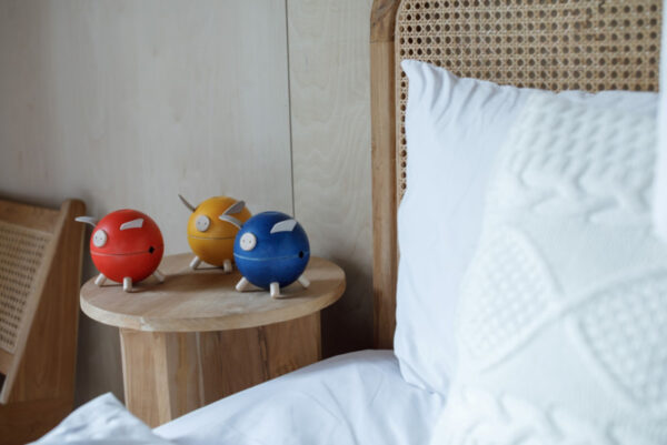 Plantoys Houten Spaarvarken - Rood + 3jr