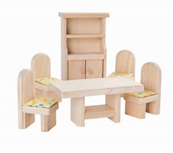 Plantoys Poppenhuis Classic - Meubelset Eetkamer +3jr