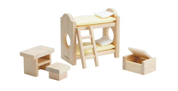 Plantoys Poppenhuis Classic - Meubelset Kinderkamer +3jr