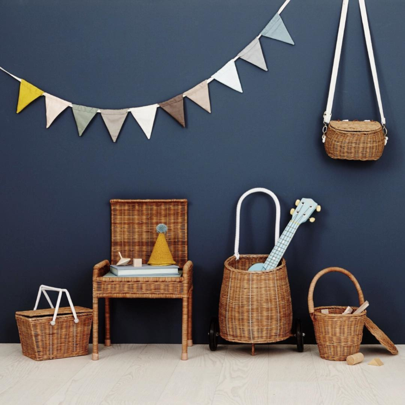 Olli Ella Piki Basket - Naturel