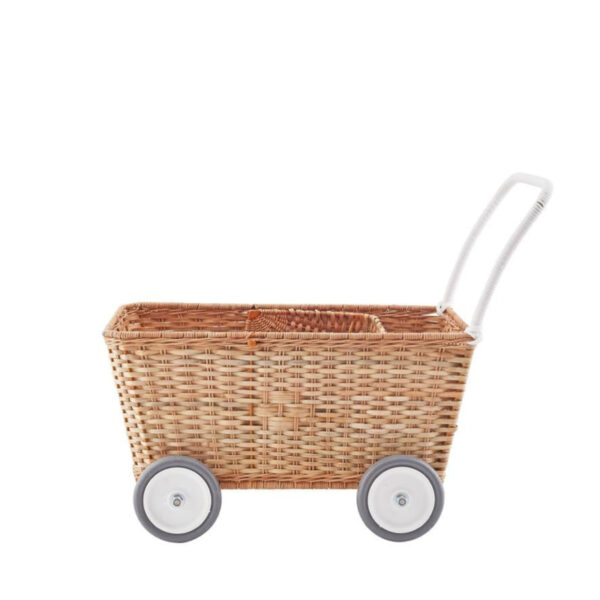 Olli Ella Strolley - Naturel (poppenwagen en winkelwagen)