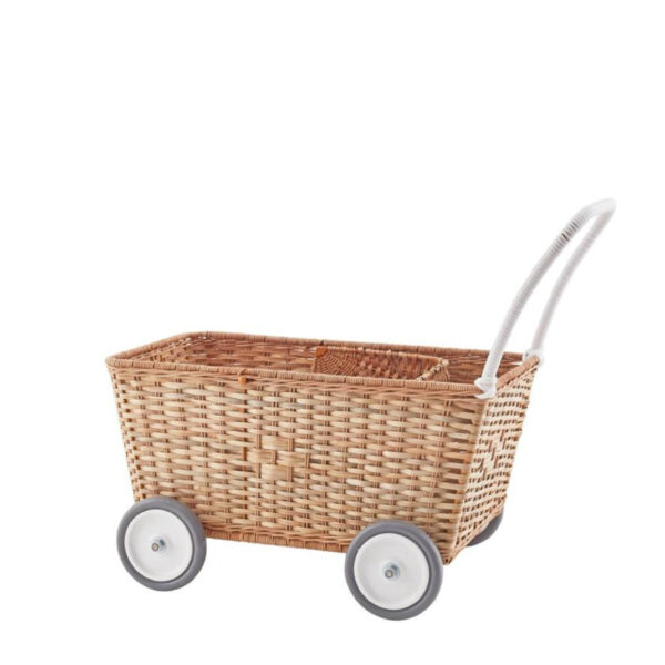 Olli Ella Strolley - Naturel (poppenwagen en winkelwagen)