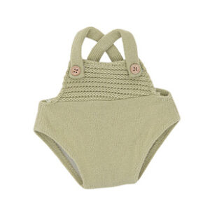 Olli Ella Dinkum Doll Romper - Sage Green