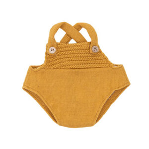 Olli Ella Dinkum Doll Romper - Mustard