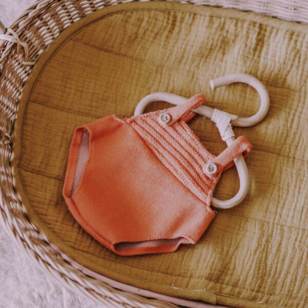 Olli Ella Dinkum Doll Romper - Mustard