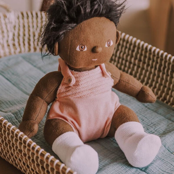 Olli Ella Dinkum Doll Romper - Mustard
