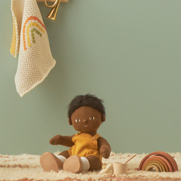 Olli Ella Dinkum Doll Rainbow Blanket - Wikkeldeken regenboog