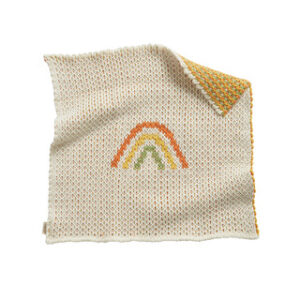 Olli Ella Dinkum Doll Rainbow Blanket - Wikkeldeken regenboog