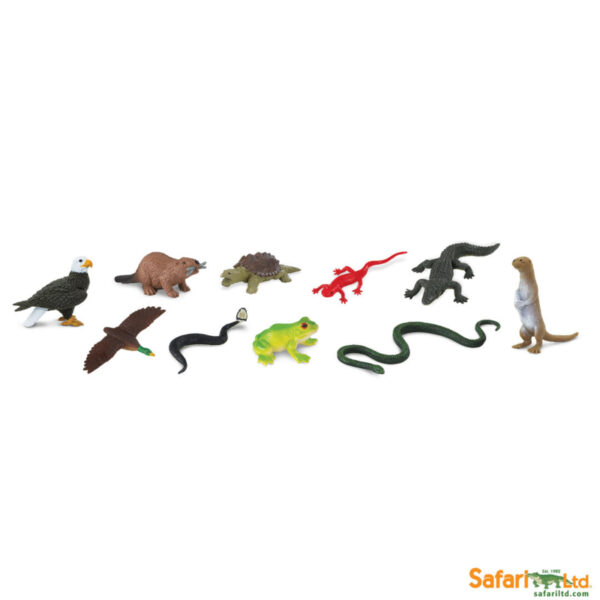 Safari Speelfiguren Toob Set - Rivierdieren Noord-Amerika