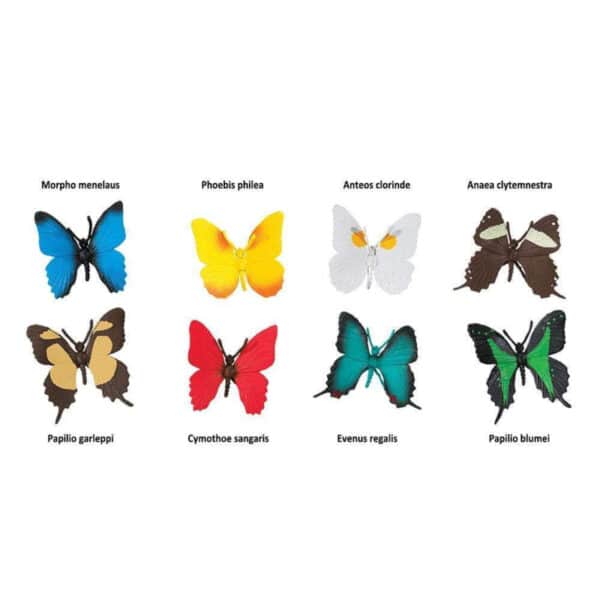 Safari Speelfiguren Toob Set - Vlinders