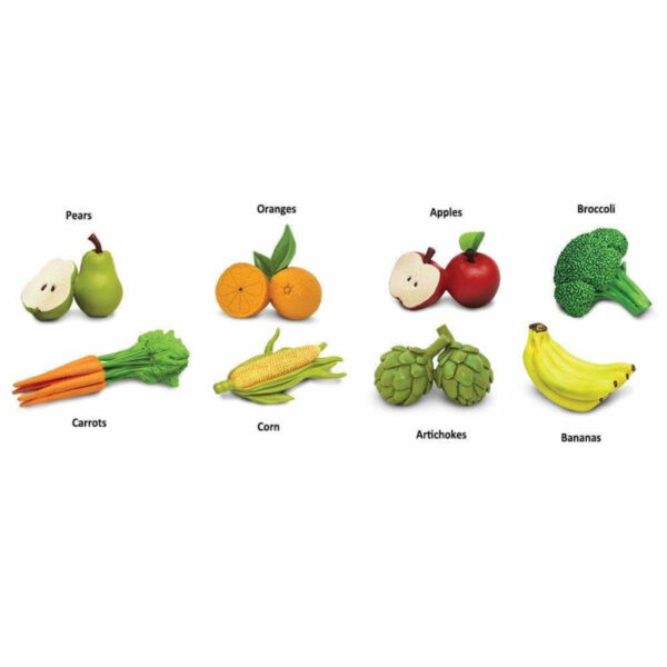 Safari Speelfiguren Toob Set - Groente en Fruit