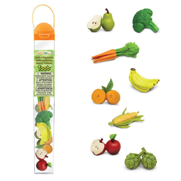 Safari Speelfiguren Toob Set - Groente en Fruit