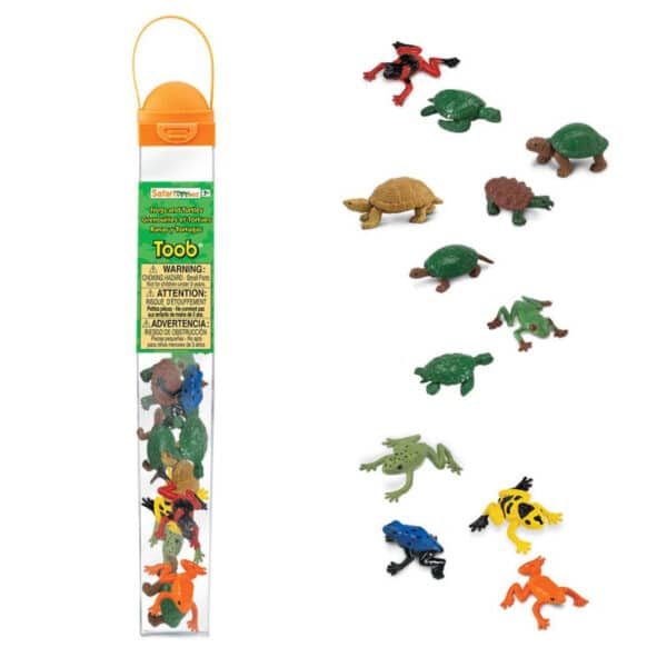 Safari Speelfiguren Toob Set - Schildpadden en Kikkers