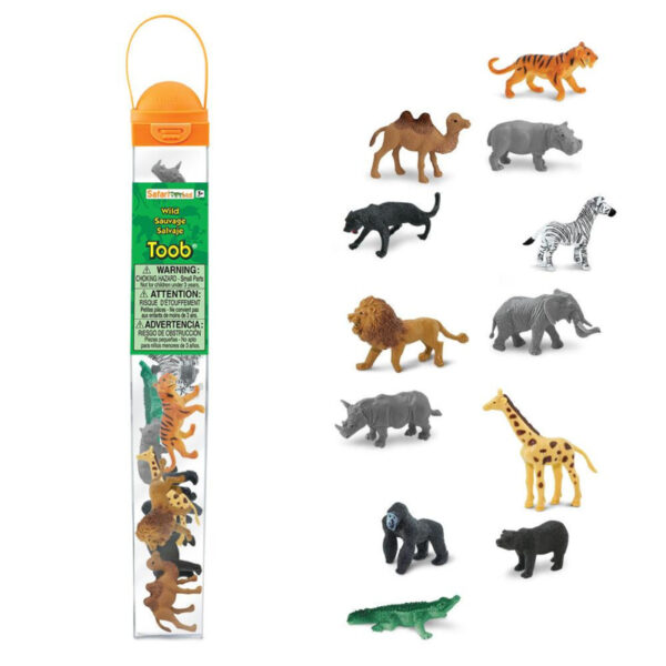Safari Speelfiguren Toob Set - Wilde Dieren Afrika