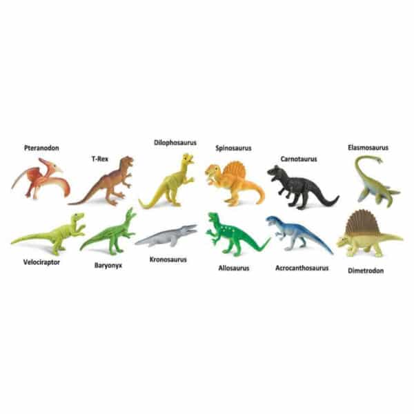 Safari Speelfiguren Toob Set - Vleeseetende Dino's