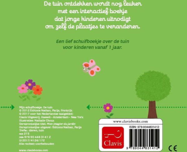 Uitgeverij Clavis Schuifboekje - De Tuin +1jr