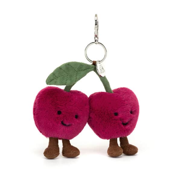 A4CHSBC Jellycat Amuseables Sleutelhanger Kersen Cherries Bag Charm 670983160093 (1)