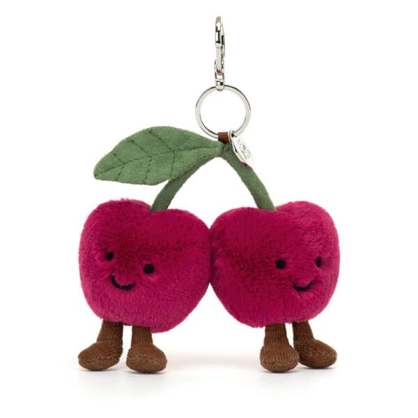 A4CHSBC Jellycat Amuseables Sleutelhanger Kersen Cherries Bag Charm 670983160093 (1)