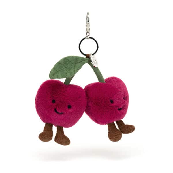A4CHSBC Jellycat Amuseables Sleutelhanger Kersen Cherries Bag Charm 670983160093 (1)