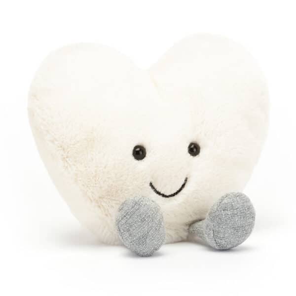 A6CRH - Jellycat Amuseable Knuffel Hartje Cream Heart 670983142891 - (1)