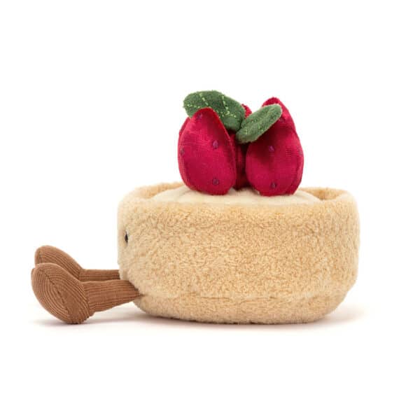 A6TAF Jellycat Amuseables Knuffel Fleurette Tarte Aux Fraises 670983159127 (1)