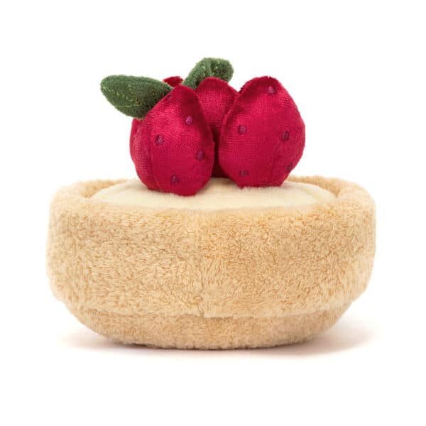 A6TAF Jellycat Amuseables Knuffel Fleurette Tarte Aux Fraises 670983159127 (1)